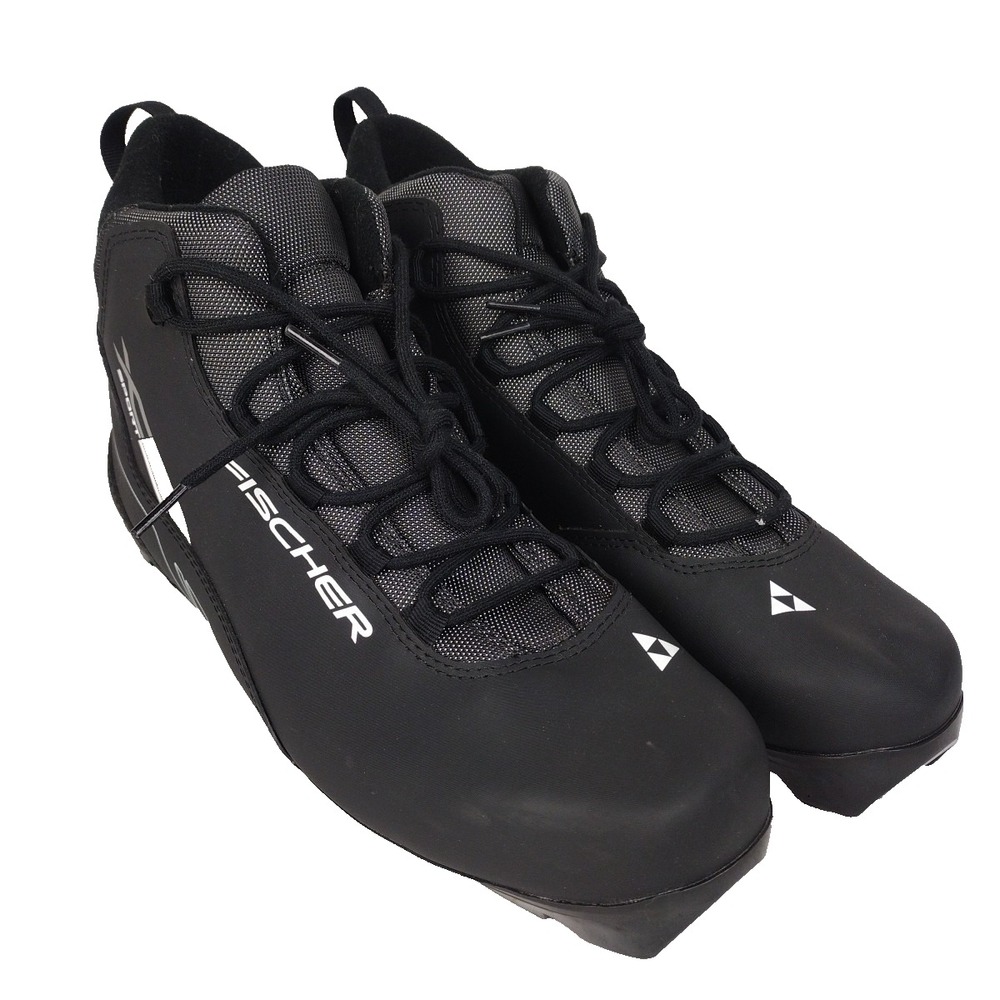 FISCHER Men's XC Sport Black Adult Cross Country ski Boots EU 47 NEW With Tags